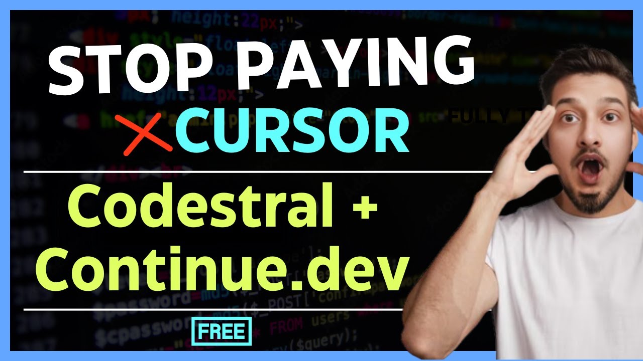 Codestral V2 (Free API) + Continue.Dev : This FREE & LOCAL AI Coder is INSANE! (Beats Cursor)