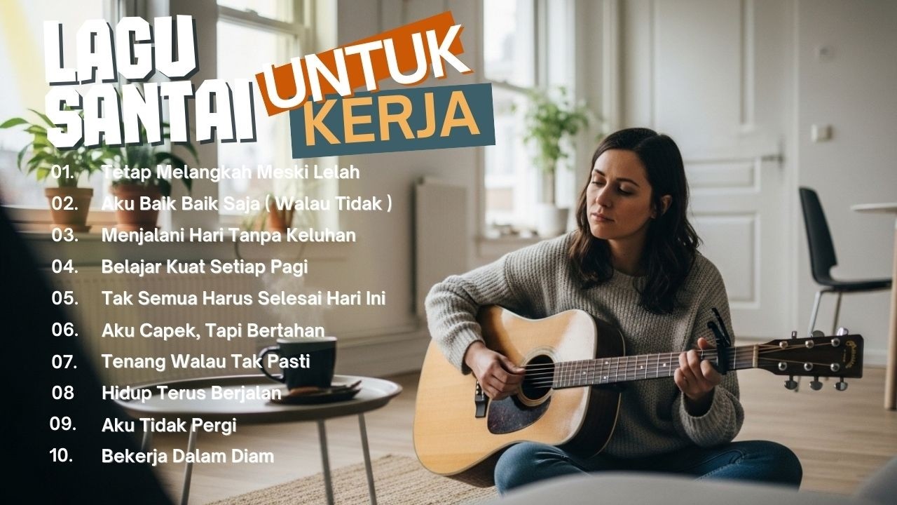 LAGU KERJA NONSTOP 2026 | Slow Rock Indonesia Adem & Stabil