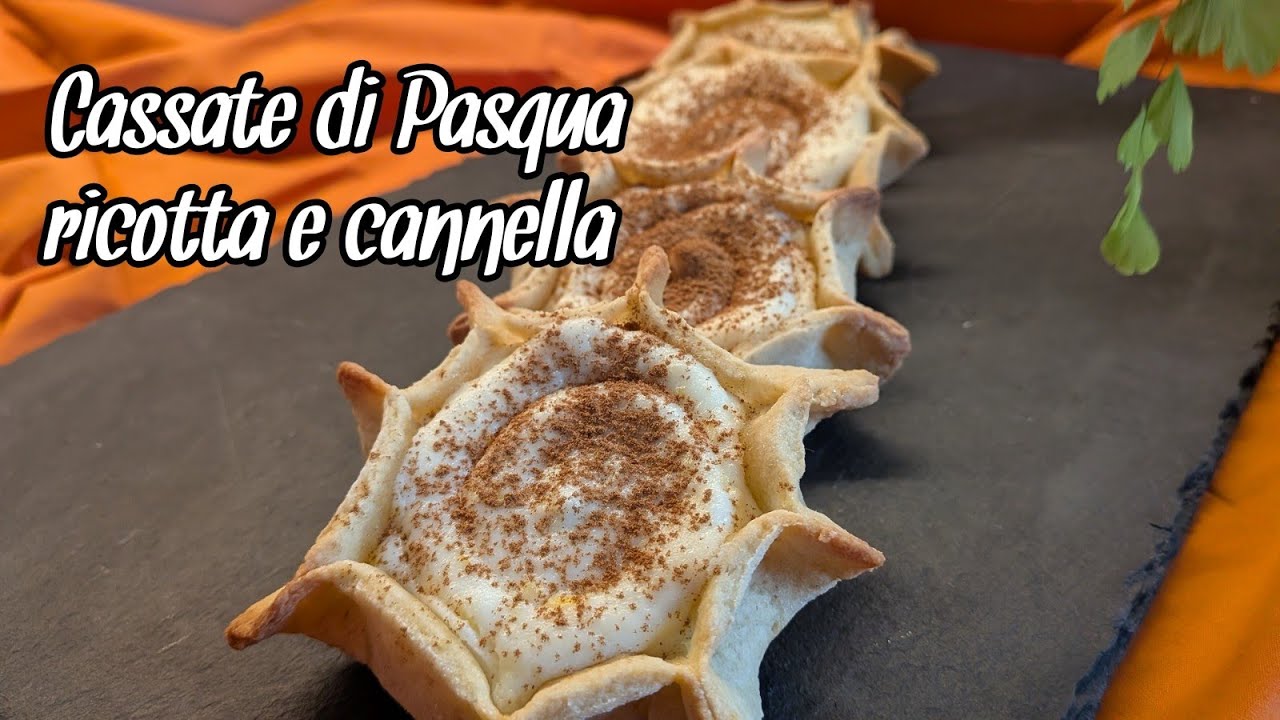 Cassate di Pasqua con Ricotta e Cannella - Sfizi & Delizie