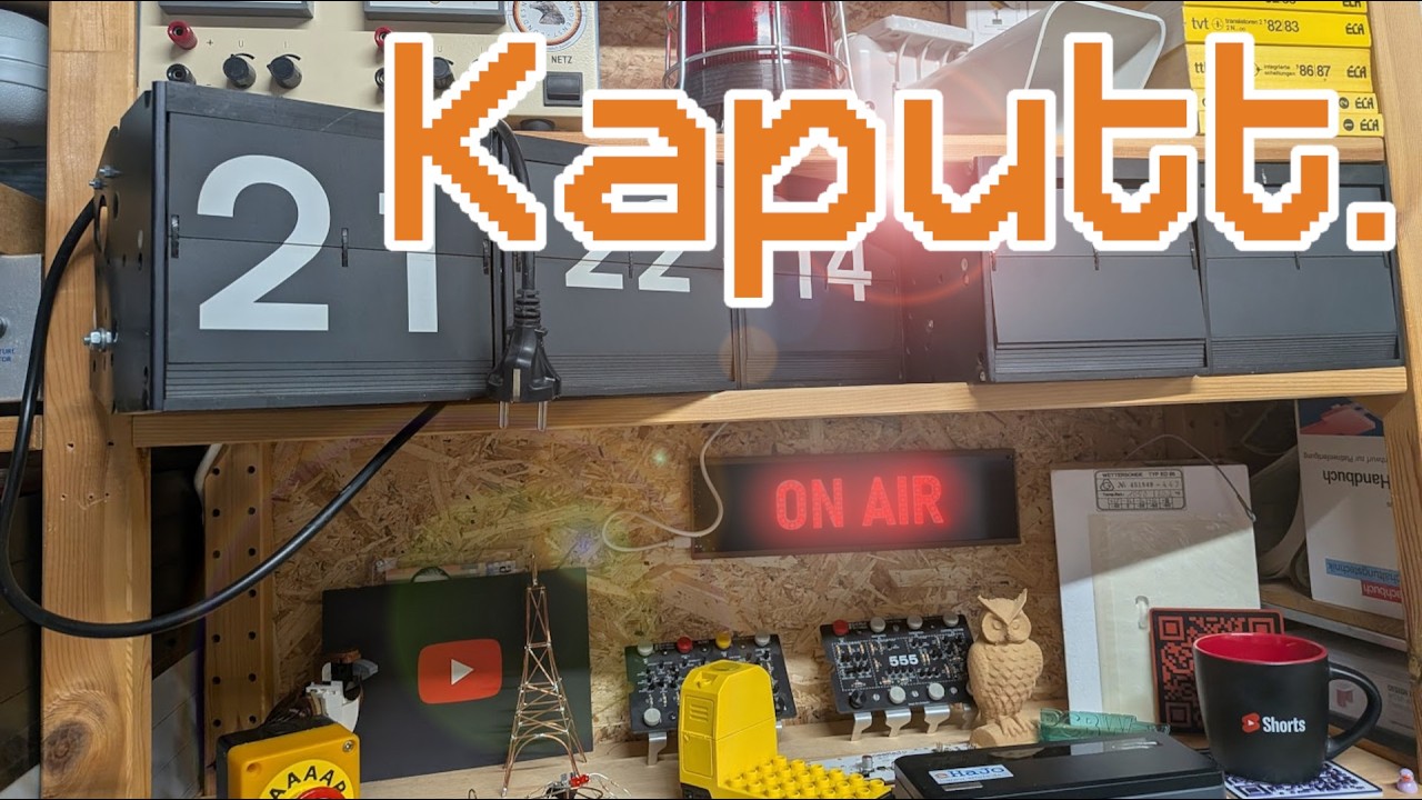 ⏰ Wir reparieren die Fallblattanzeige - Mal wieder....