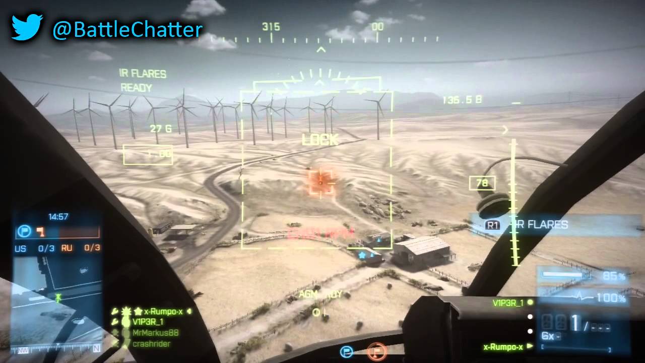 Battlefield 3 | Tactical Tune Up | Scout Helicopter Guide