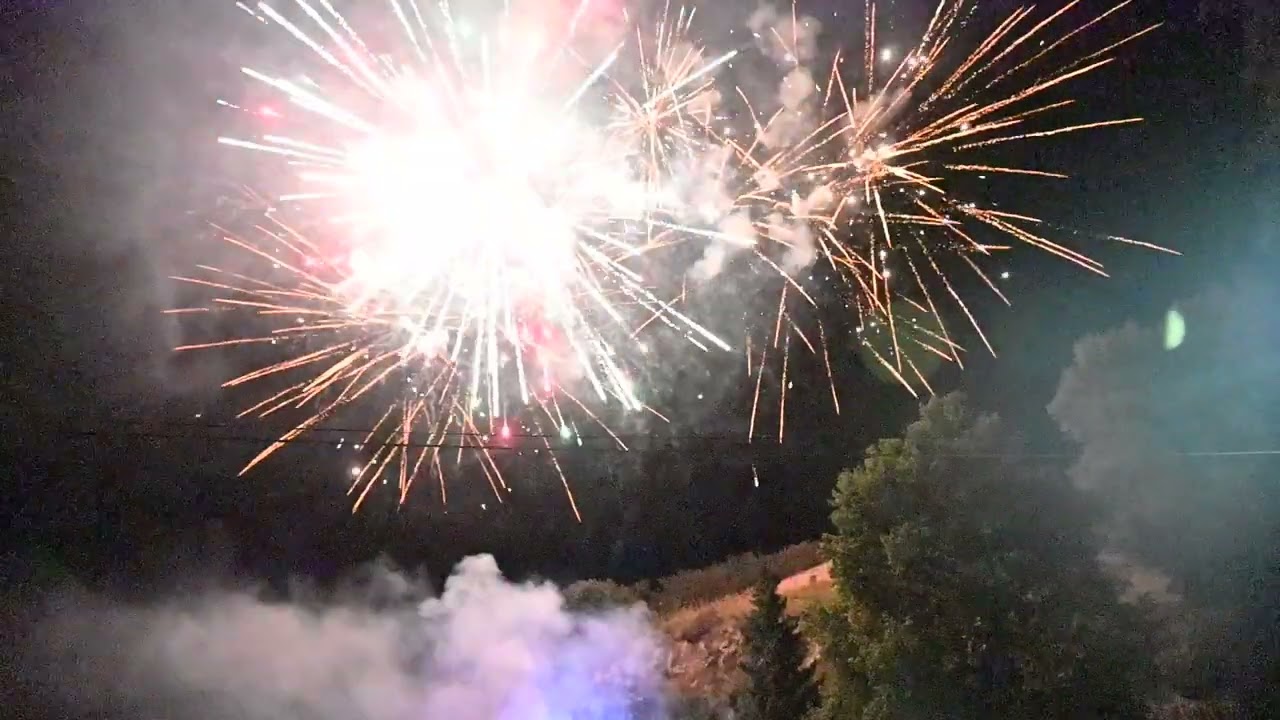 Vena Media MARIA SS.MA DELLE GRAZIE. Festa 2025. Spettacolo pirotecnico notturno1/7.