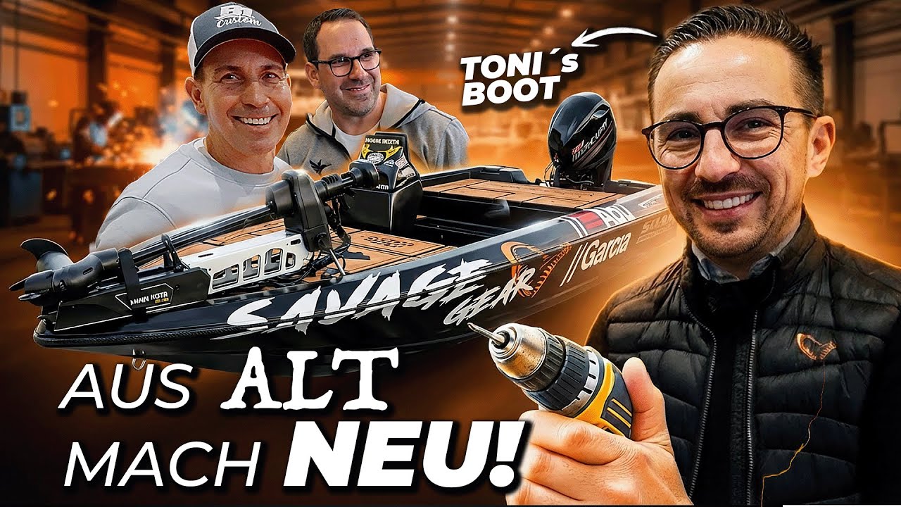 Aus ALT mach NEU: Die Angel Profis motzen Toni´s Boot auf!