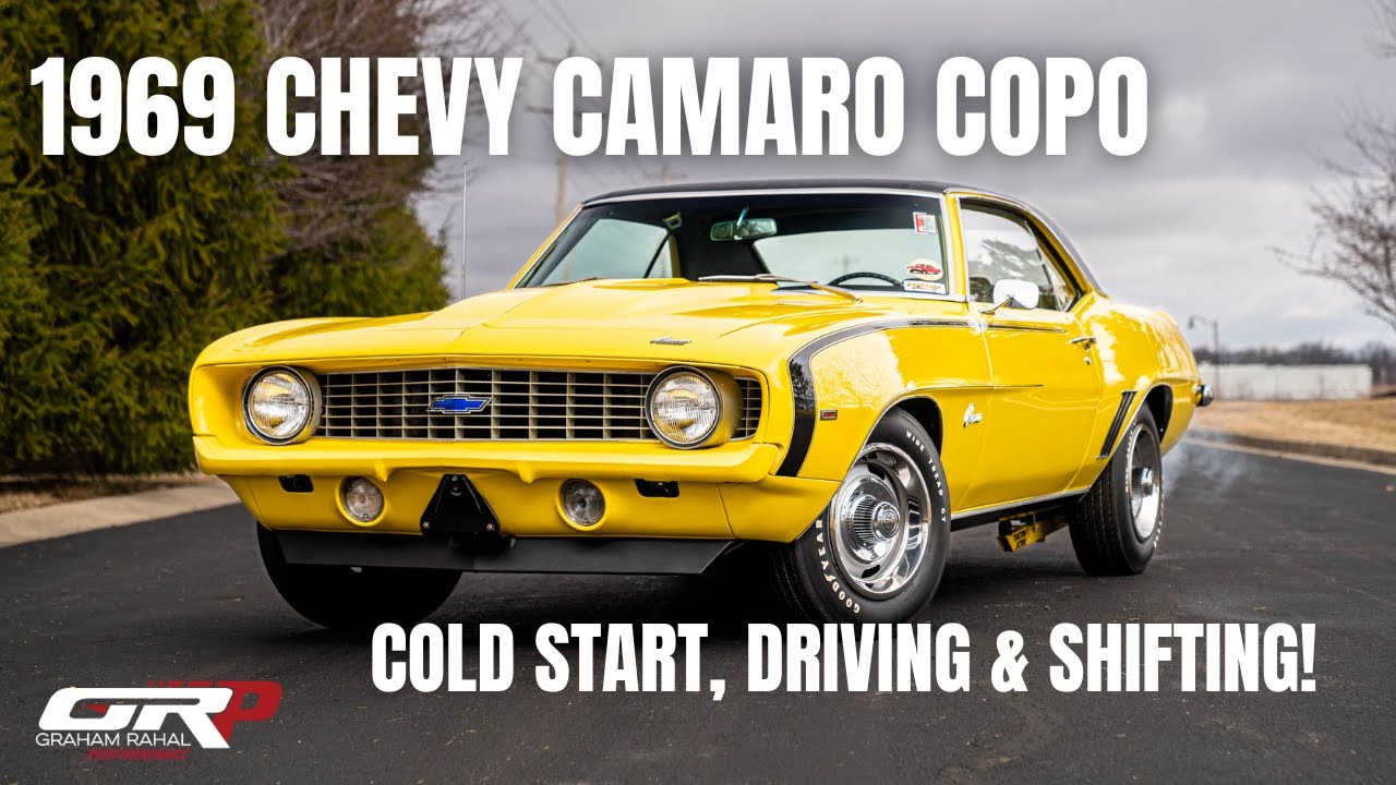 1969 Chevy Camaro COPO Cold Start + Driving and Shifting