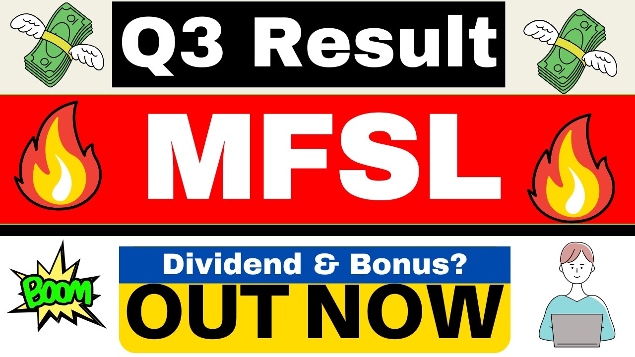 Max Financial Services | Q3 results 2025 today | MFSL share latest news | Q3 results 2026 today