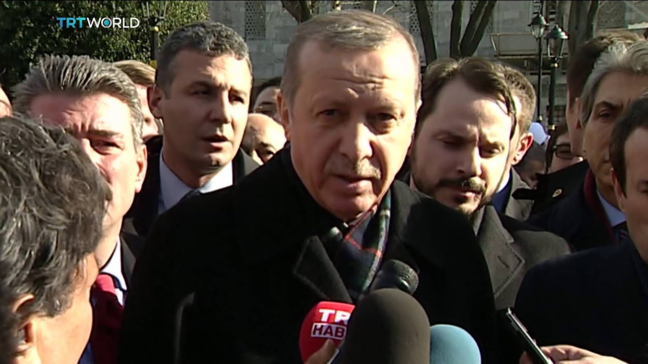 Istanbul Attack: Turkey's President Erdogan visits scene of bombing