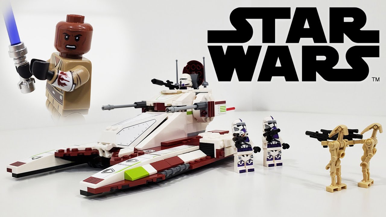 LEGO Star Wars Review: 75342 Republic Fighter Tank (2022 Set) Purple Clones!