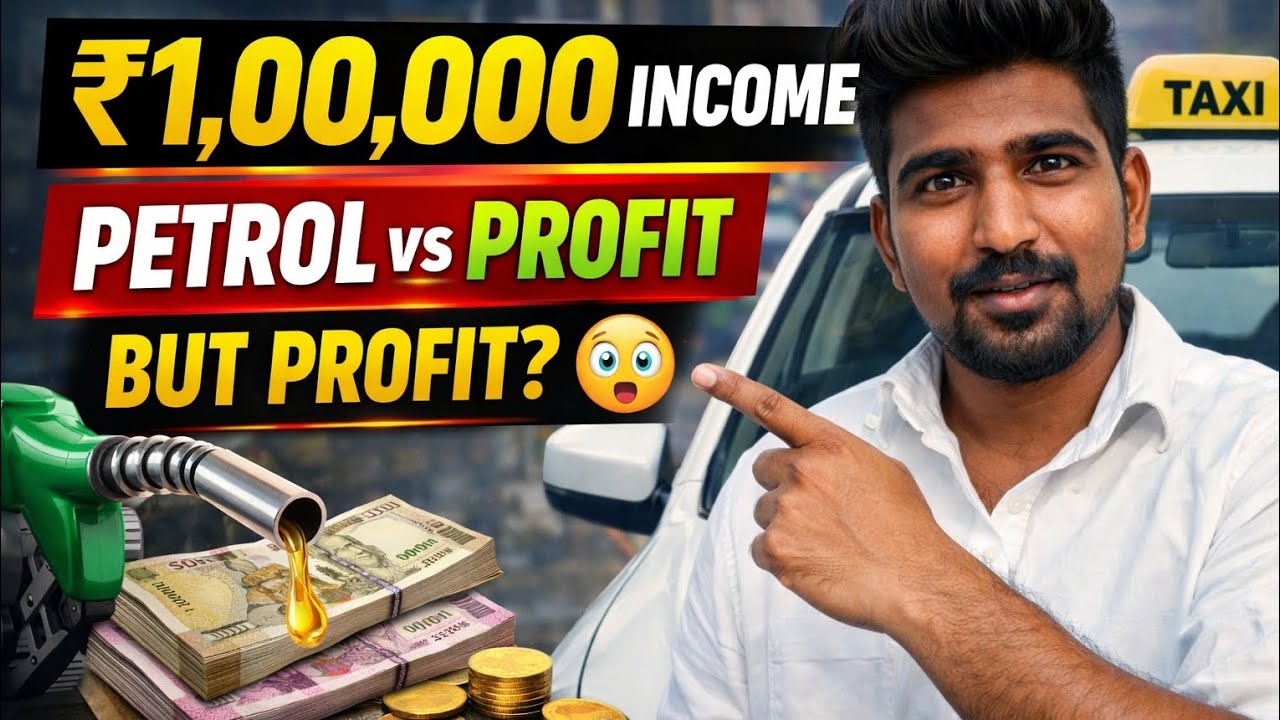 “Monthly Income ₹100000 — But Profit Evlo? Real Truth Explained 🚕💸”