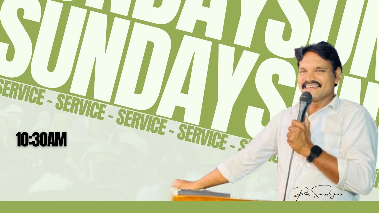 SUNDAY SERVICE | #Live | 15th FEB 2026 | Pas. SAMUEL GARU || Rakshana velugu ||