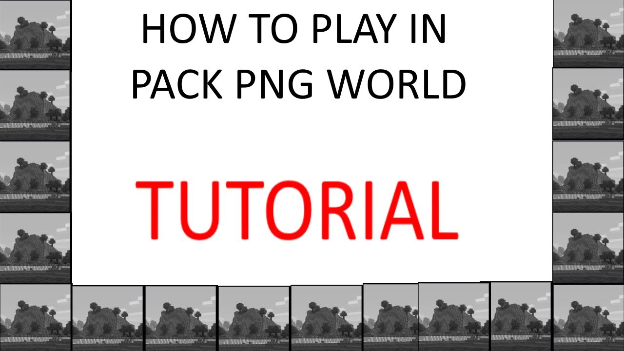 TUTORIAL - How to play in pack png world in alpha 1.2.2