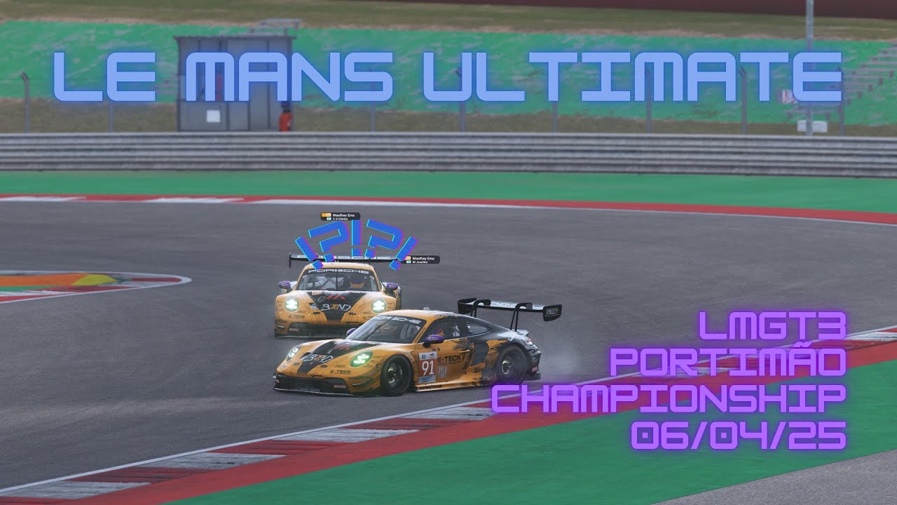 Le Mans Ultimate - Beginner Championship - LMGT3 Fixed at Portimão