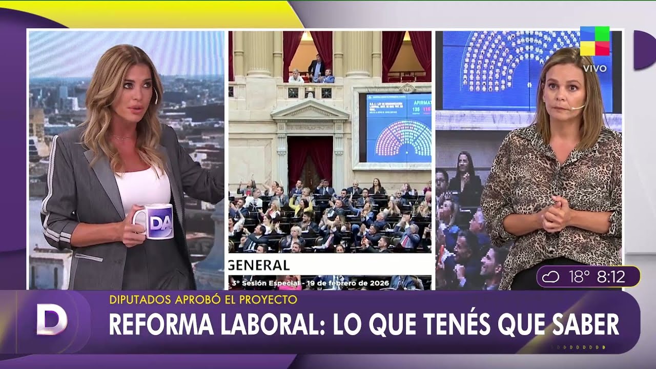 🔴 DIPUTADOS aprobó la REFORMA LABORAL: punto por punto