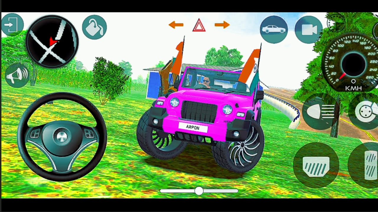 Modified Mahindra Thar😈Games:Indian Thar (Gadi Wala Games) Car Game Android Game