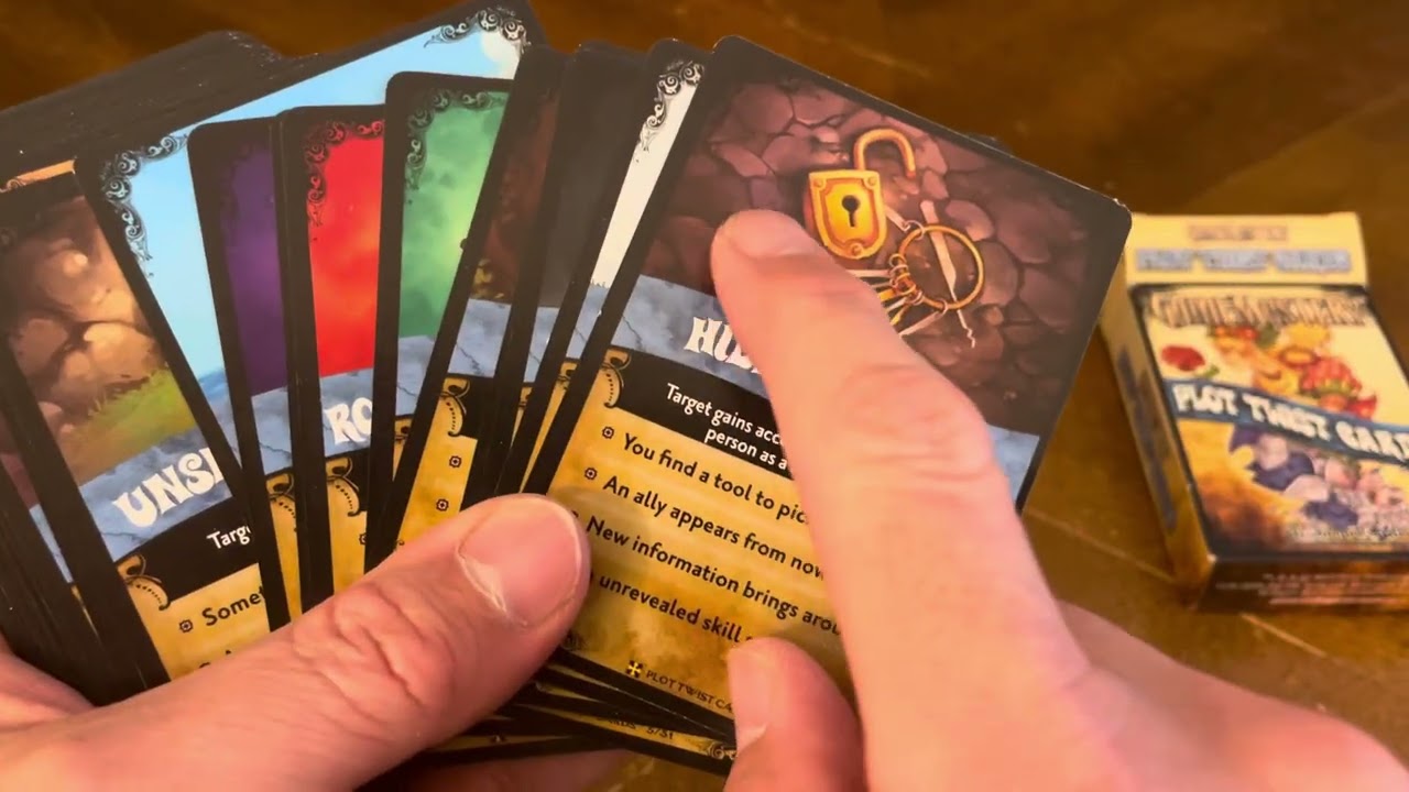 Game Mastery RPG Supplement: Plot Twist Cards (Unboxing #1203)
