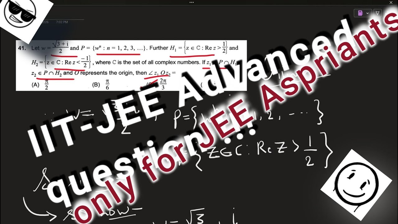 IIT-JEE ADv. TOO  EASY QUESTION    !!!!  [ NO SOUND ]