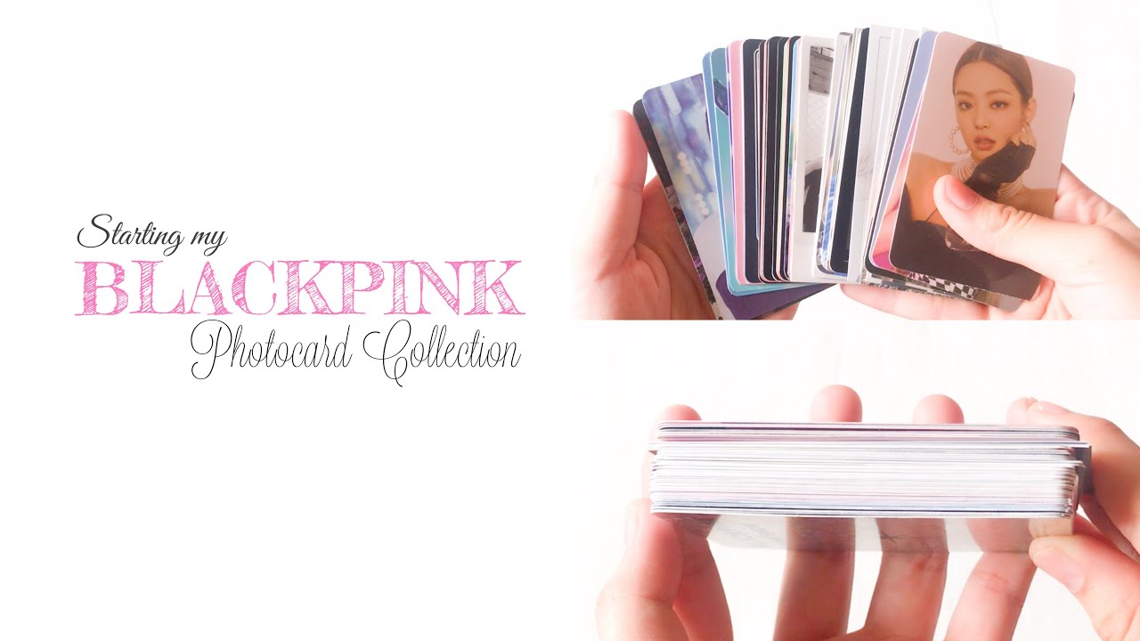 starting my blackpink collection 🌻 | photocard storing #1