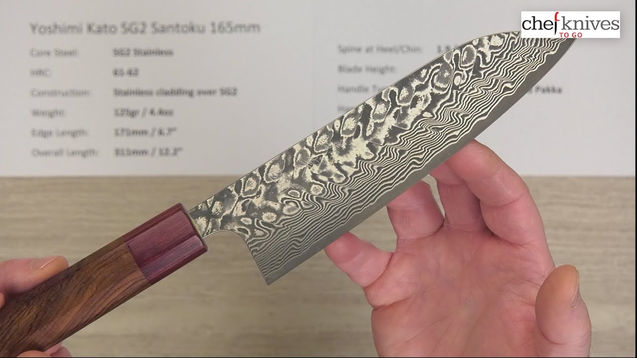 Yoshimi Kato SG2 Santoku 165mm Quick Look