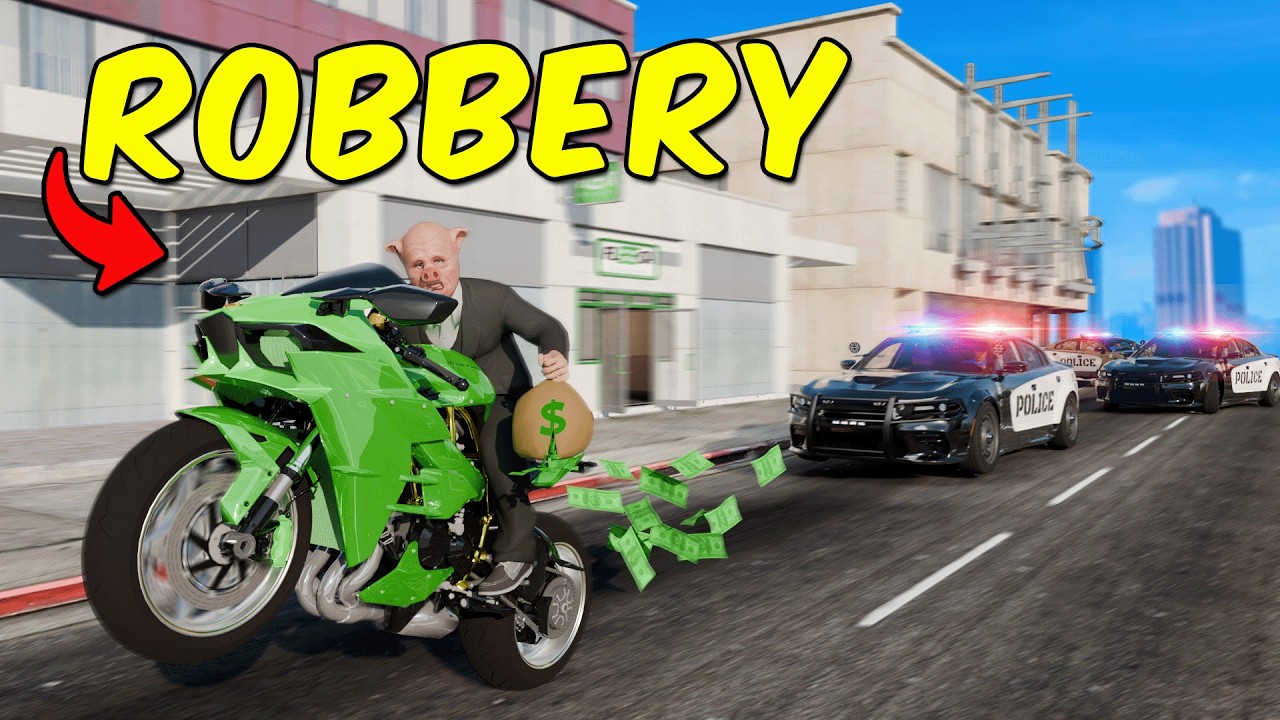 We Tried Robbing Banks with Big Bikes Only sa GTA 5