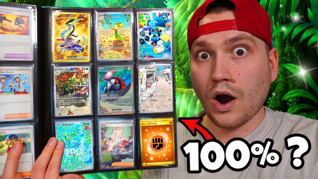 Onko mulla 100% täynnä Scarlet&Violet base set??