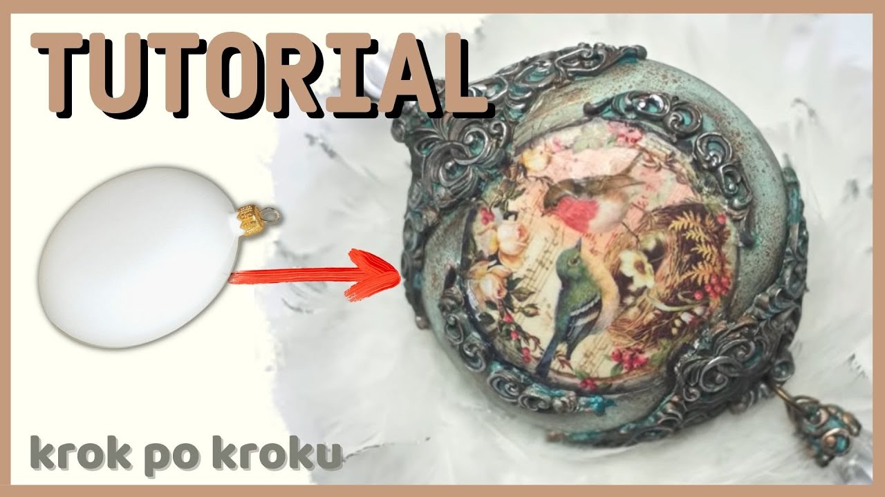 Bombka z masą lekką - DIY tutorial