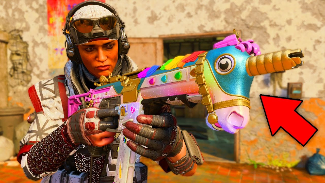 RAINBOW UNICORN GKS has NO RECOIL in Black Ops 4 2021 😂 (BO4 GKS Quad Shot Operator Mod)