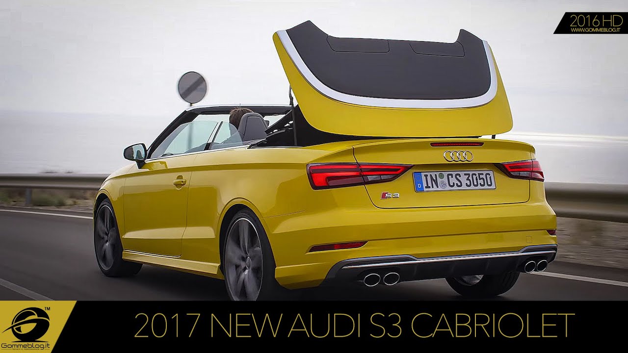 2017 NEW Audi S3 Cabriolet | Test Drive Exhaust Sound