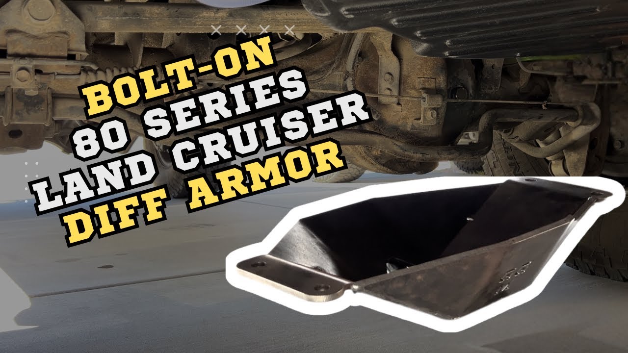Easy Upgrade! Bolt-On 80 Series Land Cruiser Differential Armor. First Impressions