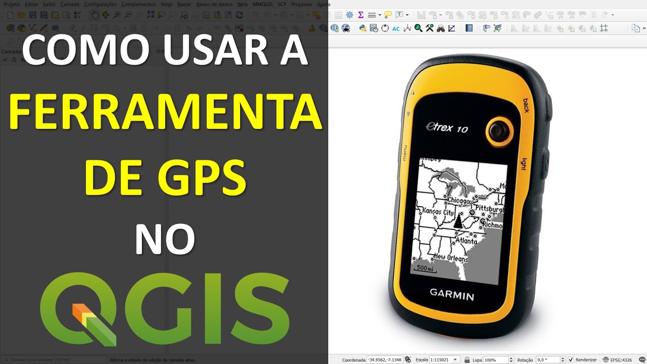 Como trabalhar com Dados GPS no Software QGIS