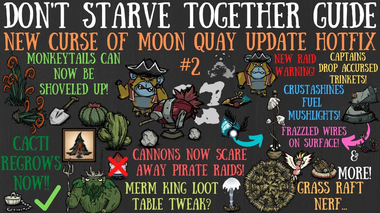 Curse of Moon Quay Update Hotfix! Cannon Buffs & More - Don't Starve Together Guide