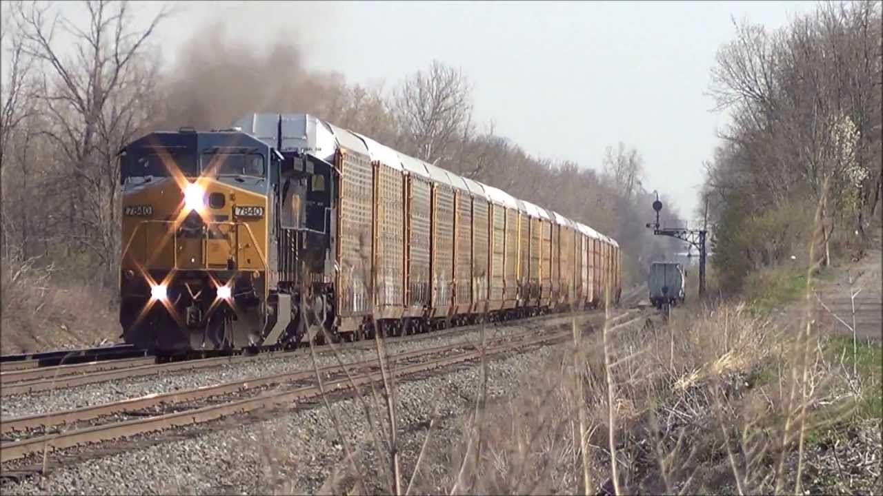 CSX Trains on the Toledo Sub Racks Manifests and the D743 Local