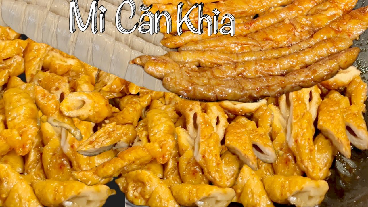 Cách Làm Mì Căn Đơn Giản Trắng Mịn Dai Và Rất Là Ngon - Mì Căn Khia Nước Dừa Món Ăn Chay Rất Ngon