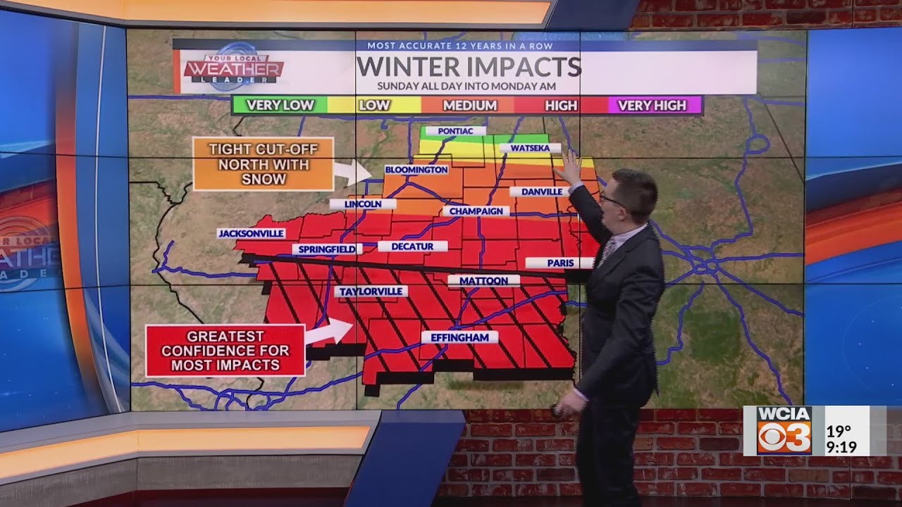 Jacob: "Impacts still expected to be high for many on Sunday"