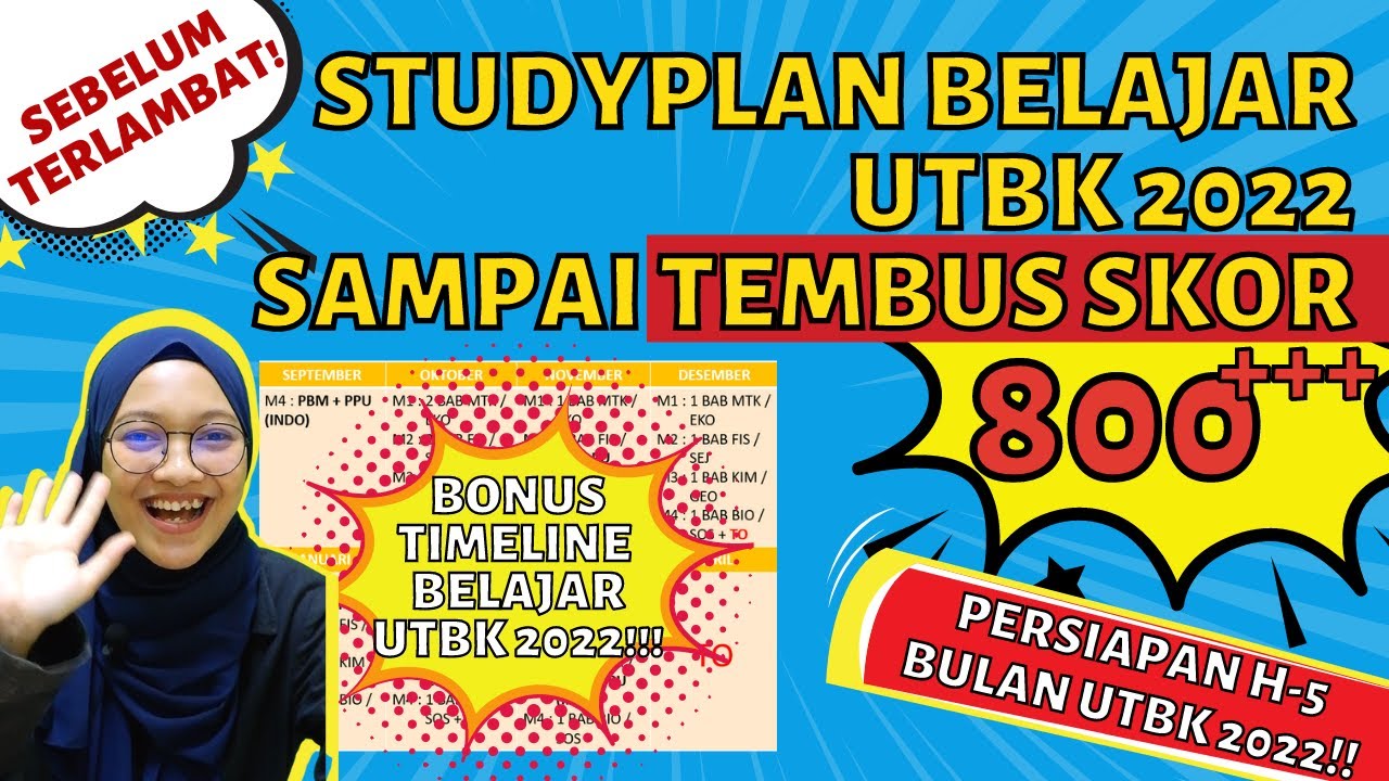 STRATEGI BELAJAR UTBK DARI NOL SAMPAI TEMBUS SKOR 800+++ | TIPS UTBK SBMPTN 2022