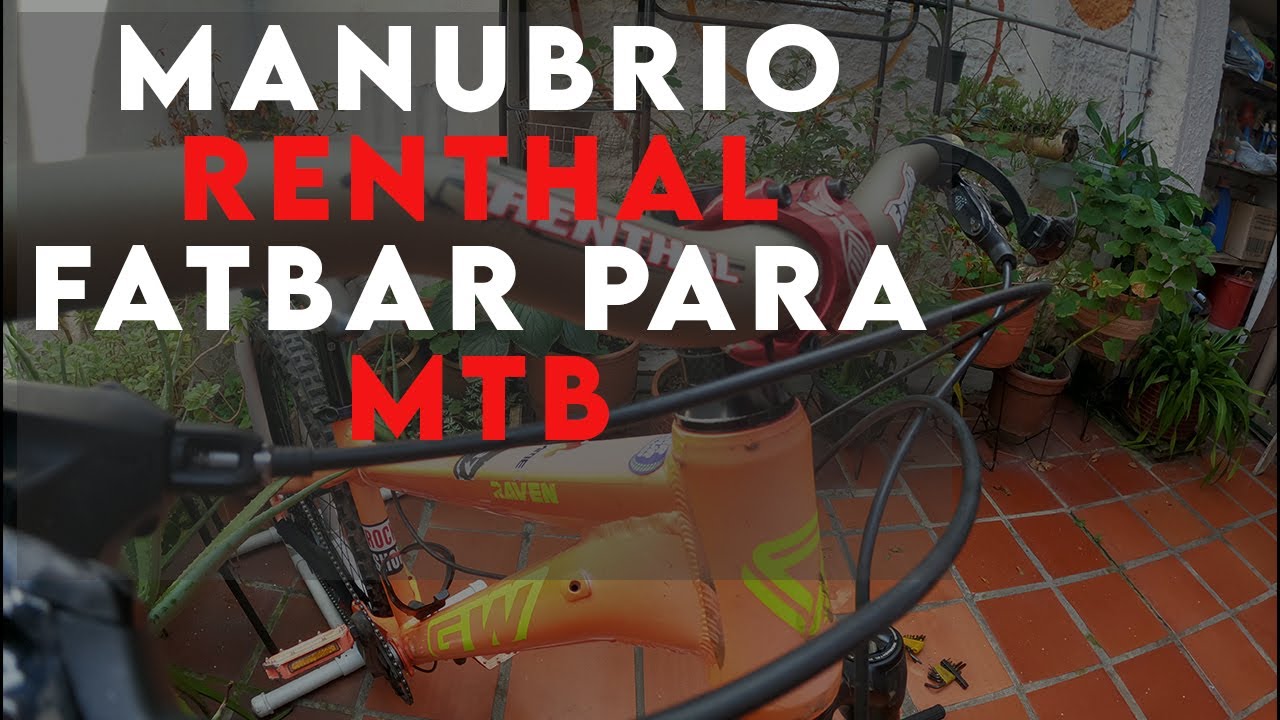 🚴Nuevo Manubrio RENTHAL para la LAMPAROSA