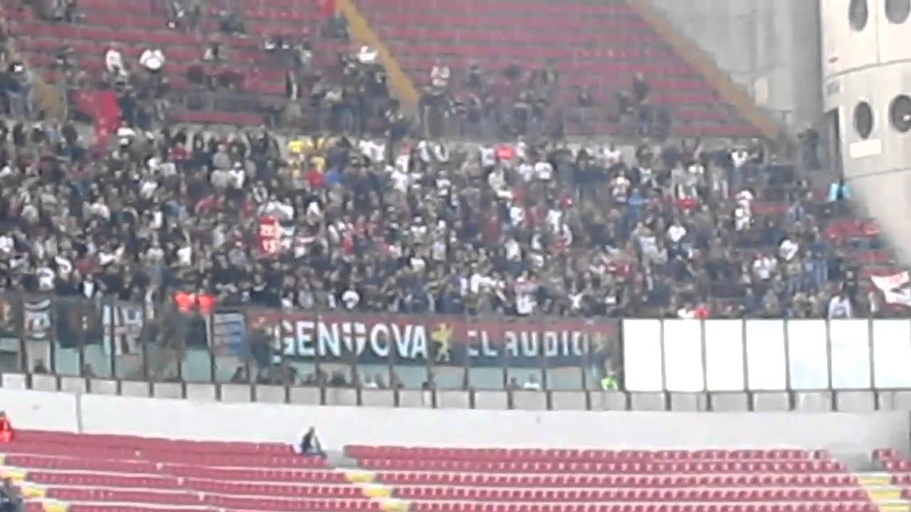 Ultras Genoa a San Siro Milan-Genoa 1-0 25.09.10