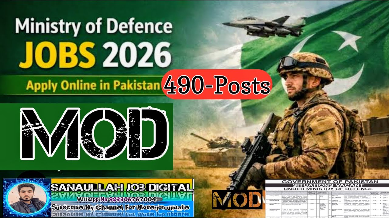 MOD Latest Bharti 2026 | Ministry Of Defense jobs 2026 | Big Bharti 2026 | Online Apply |Apply Now |