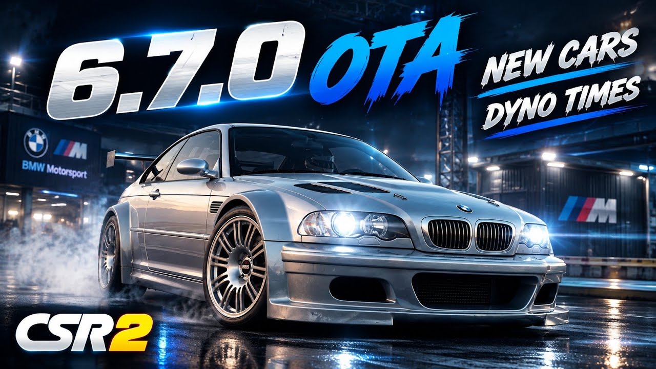 CSR2 | Обновление 6.7.0 OTA 2: новые автомобили и время на диностенде
