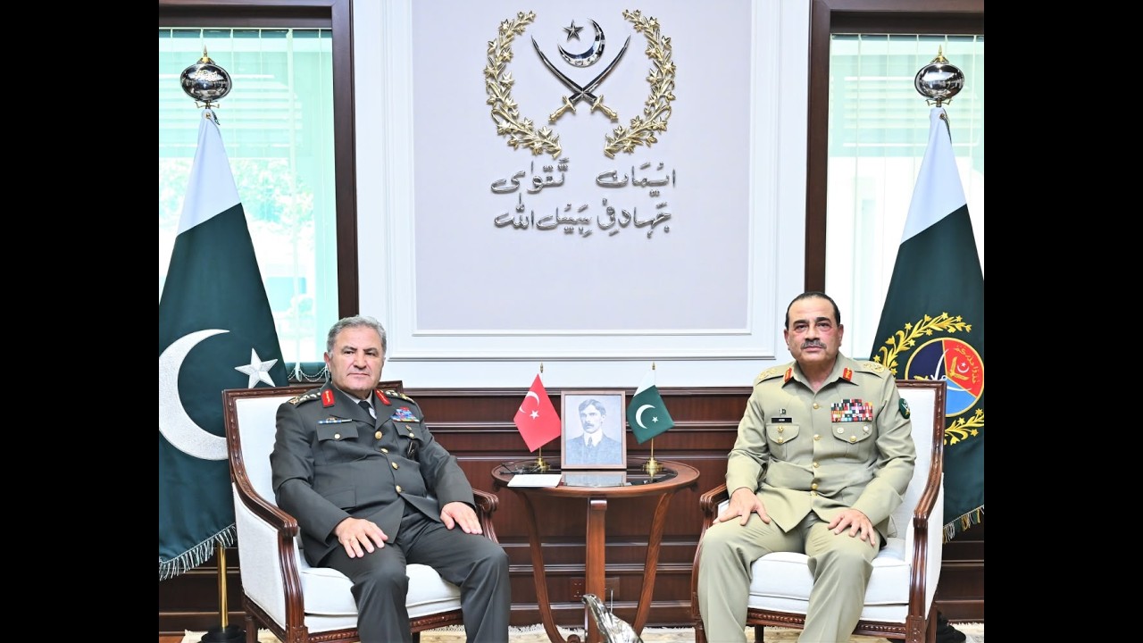 Pakistan-Turkey Defense Ties: Turkish Land Forces Commander Meets COAS General Asim Munir | ISPR