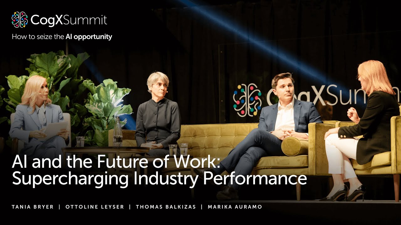 AI and the Future of Work: Supercharging Industry Performance  | CogX Summit 2024