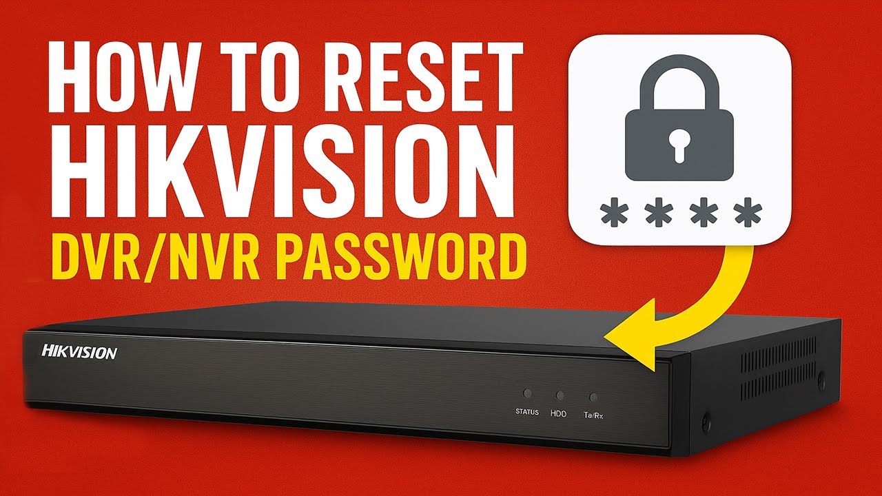 How to Reset Hikvision DVR/NVR Password | 100% Working Methods