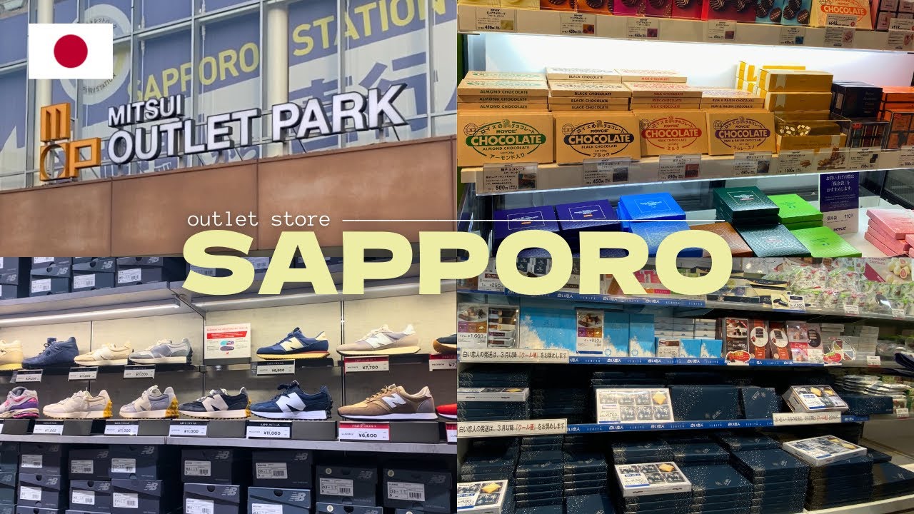 mitsui outlet store + pasalubong shopping in SAPPORO 🇯🇵
| 🇯🇵 sapporo winter travel vlog ❄️ |