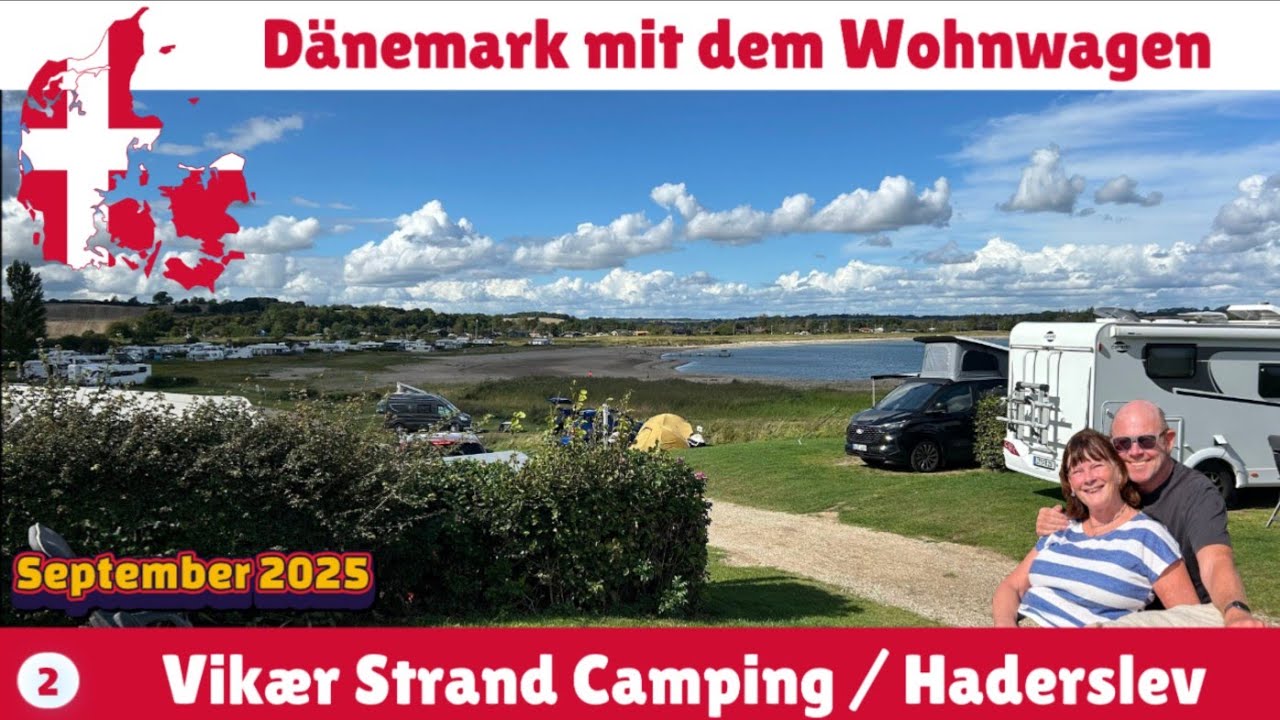 Vikær Strand Camping in Dänemark mit dem Wohnwagen