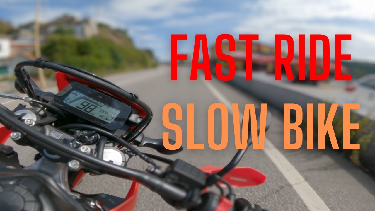 RIDING FAST ON A SLOW BIKE CRF 300L - 4K POV
