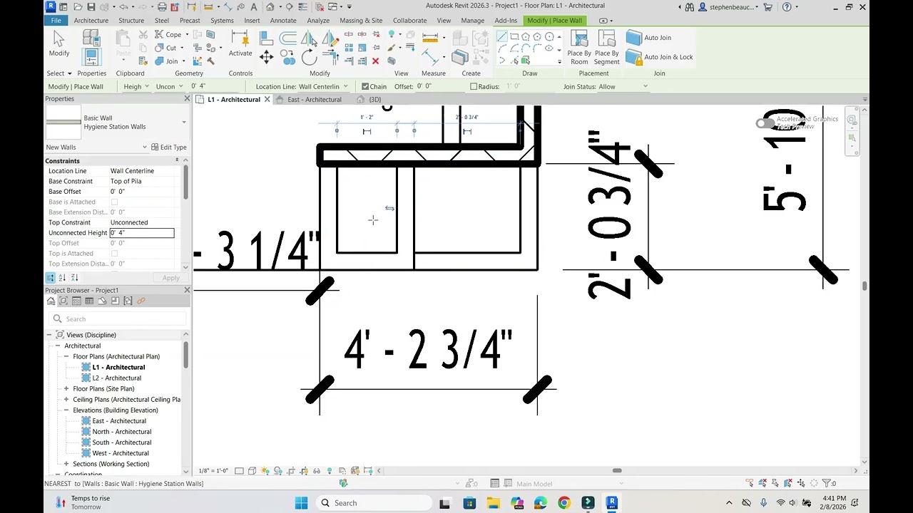 Hygiene Station Revit Tutorial