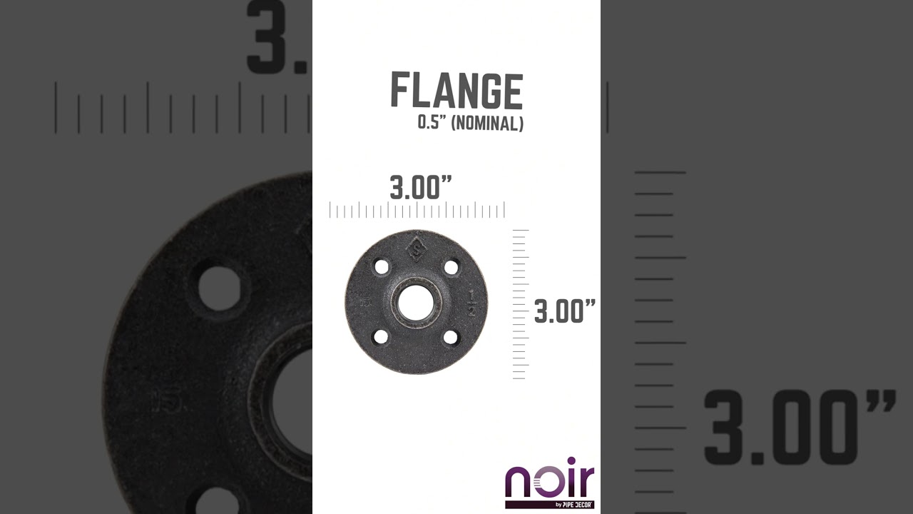 #shorts - Elevate Your DIY with Noir by PIPE DECOR: Sleek Matte Black Fittings!