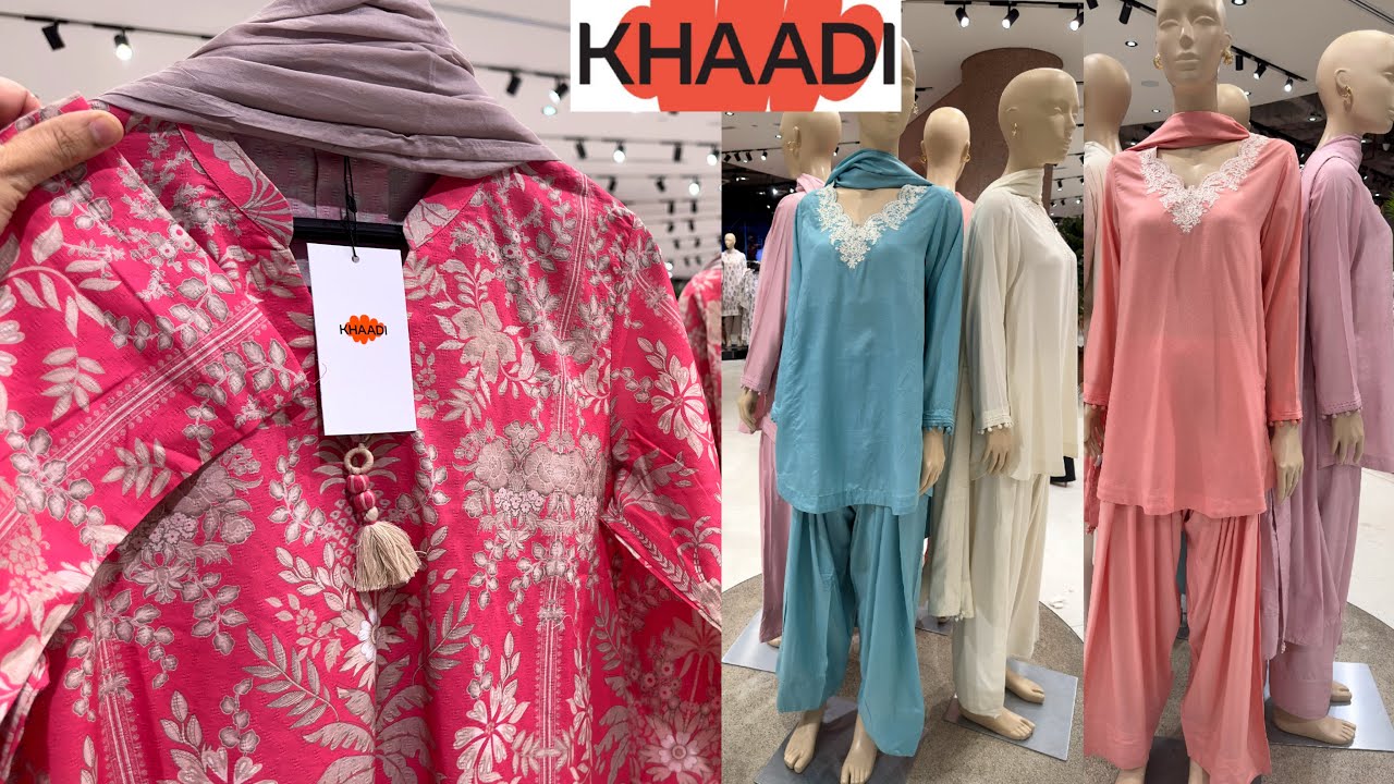 KHAADI New Summer Collection 2025💕 Khaadi Embroidered Solids Collection 2025💕