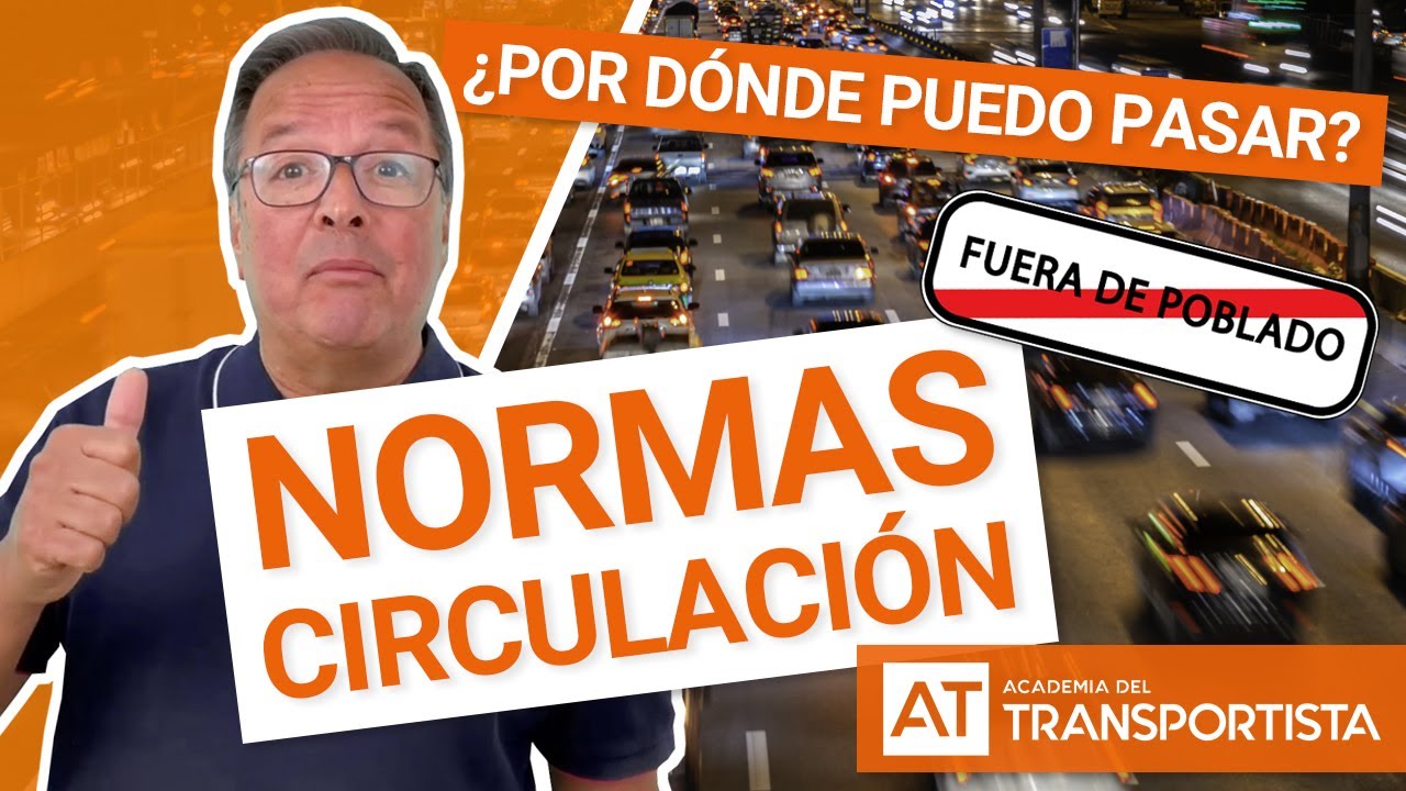 ¿PUEDO CIRCULAR POR AQUÍ? | Normas de circulación en vías dentro y fuera de poblado | AT 2021