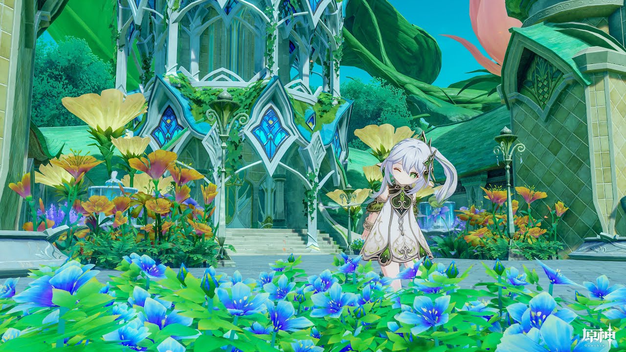 【原神】塵歌壺 - 塔のあるスメール風庭園 Genshin Impact - Serenitea Pot