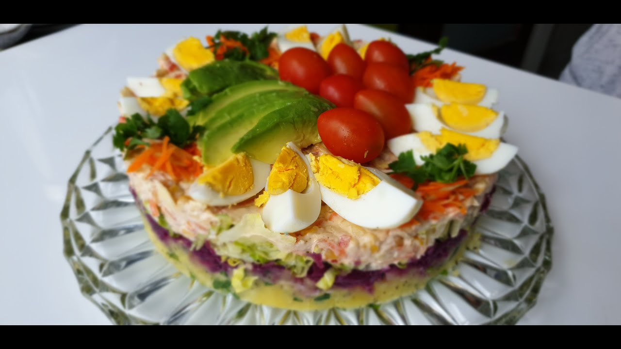 how to make a Salad Cake   salad ideas