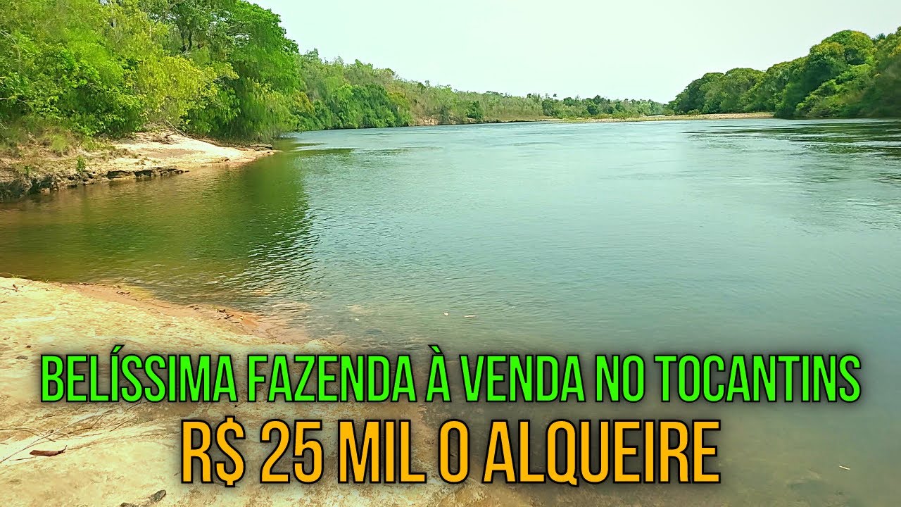FAZENDA A VENDA NO TOCANTINS EM NOVO ACORDO 170KM PALMAS-TO